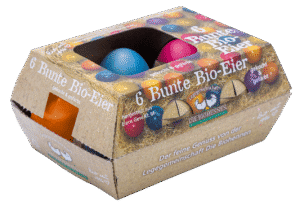 6 Bunte Bio-Eier 6 Bunte Bio-Eier